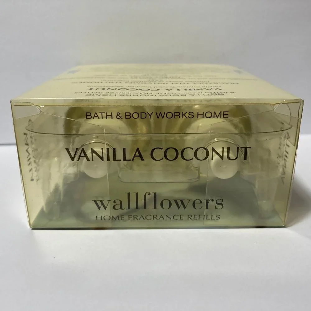 4 Bath & Body Works Wallflowers Vanilla Coconut